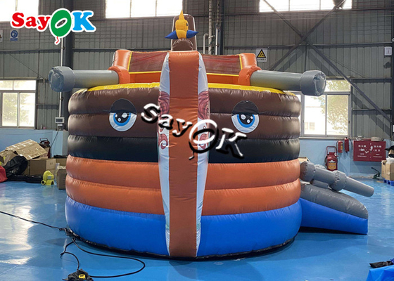 Замок прыжка коммерчески пиратского корабля PVC тематический раздувной для детей/взрослых