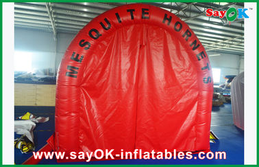 Тоннель раздувного шатра воздуха шатра тоннеля красного водоустойчивого раздувного раздувной с campin шатра Марк изготовленного на заказ логотипа раздувным