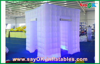 Приложение будочки фото СИД пурпурного квадрата украшений будочки фото раздувное со светами приведенными