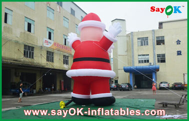 Напольные гигантские раздувные украшения Inflatables Санта Клаус праздника для Chrismas