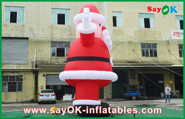 Напольные гигантские раздувные украшения Inflatables Санта Клаус праздника для Chrismas