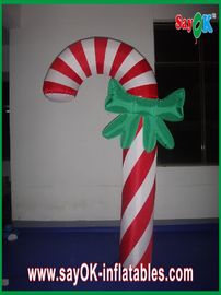Тросточка конфеты изготовленной на заказ прочной рекламы раздувная на праздник Кристмас