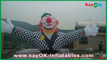 Подгонянные коммерчески яркие раздувные талисманы клоуна с печатанием логоса