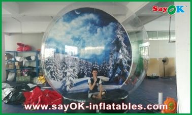 Раздувной шарик снежка/прозрачный раздувной Dia 5M пузыря глобуса снежка Chrismas