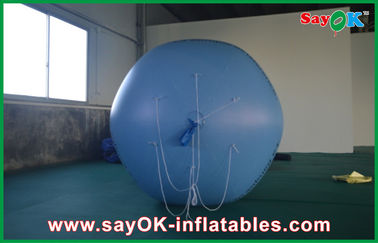 воздушный шар рекламы PVC Outerdoor 0.18mm 1.5m голубой раздувной с печатью логоса для случая