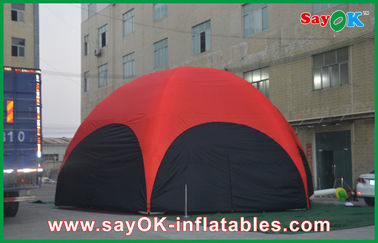 Идет Outdoors шатер воздуха PVC шатра красного шестиугольника 3 m большой на открытом воздухе раздувной для призвания