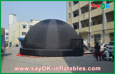шатер купола планетария 8M черный раздувной для напольного образования
