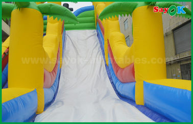 Большая надувная горка промо Custom Double Giant Bouncy Slide Jump и надувная водная горка парк