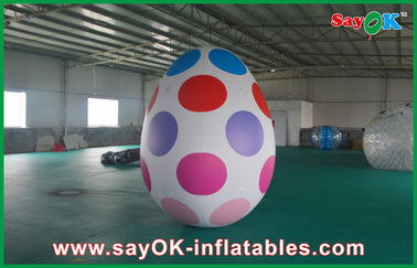 Украшение фестиваля пасхи яйца украшения красочное раздувное с пасхальным яйцом печати раздувным для продажи