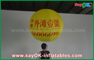 воздушный шар приведенный рекламы воздушного шара рюкзака 1.5m раздувной с воздушным шаром гелия печати гигантским большим раздувным