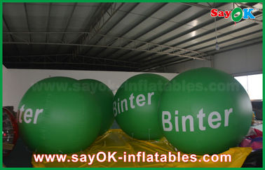 воздушный шар водить гелия 2.5m зеленый гигантский раздувной для рекламировать
