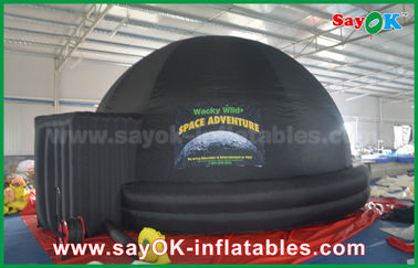 шатер проекции купола планетария DIA 5m черный раздувной для преподавательства школы