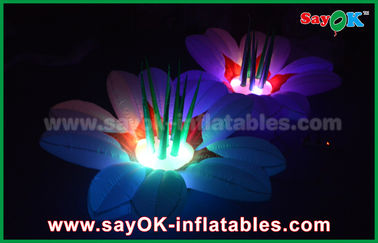 цветок украшения освещения ткани нейлона 1.5m раздувной Multicolor для партии