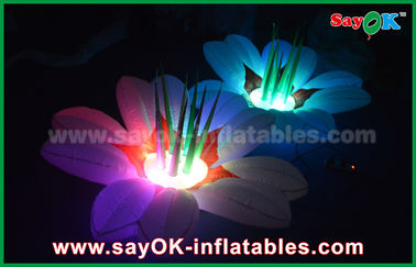 цветок украшения освещения ткани нейлона 1.5m раздувной Multicolor для партии
