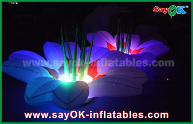 Цветки фона украшения фестиваля Inflable цветка украшения этапа свадьбы раздувные освещая музыкальные