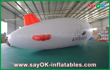 плоскость воздуха Зеппелина гелия воздушного шара 5m гелия изготовленного на заказ логоса PVC 0.2mm раздувная