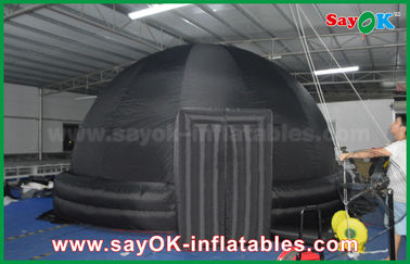 купола планетария ткани 6м шатер черного Оксфорд раздувного портативный для школы