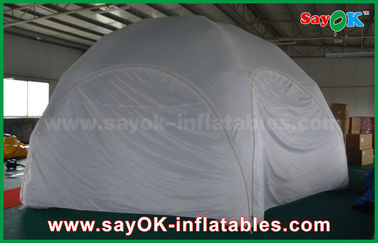 Шатер воздуха раздувного шатра двора белый водоустойчивый раздувной подгонял шатер купола PVC раздувной для события