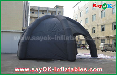 Черный шатер воздуха ПВК раздувной/шатер паука купола рекламы с воздуходувкой