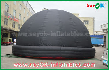 шатер проекции купола планетария ДИА 6м черный мобильный раздувной с воздуходувкой воздуха