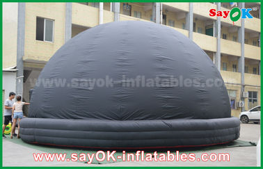 шатер проекции купола планетария ДИА 6м черный мобильный раздувной с воздуходувкой воздуха