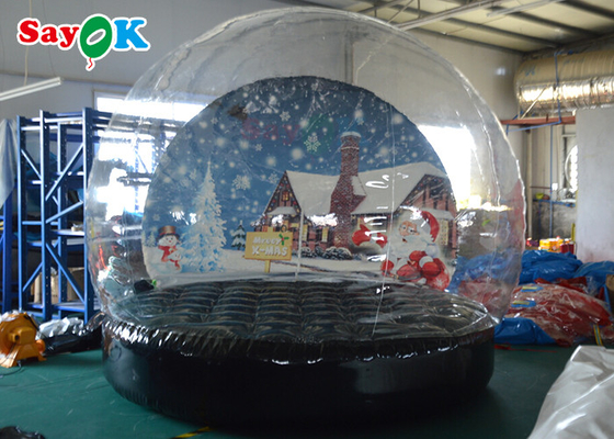 Рождественский снежный шар хрустальный шар надувной пузырь палатка фоновая печать