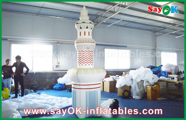 Продукты башни ислама изготовленные на заказ раздувные с белой тканью Оксфорда, высотой 3м