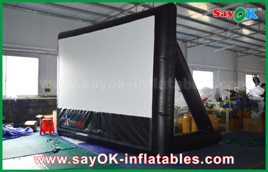 На открытом воздухе раздувной материал PVC киноэкрана экрана проекции 7mLx4mH раздувной с рамкой для проекции