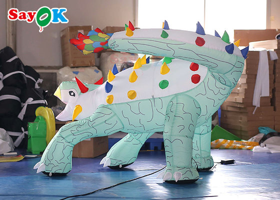 Коммерческие надувные животные Мультфильмы Надувная модель динозавра для детей