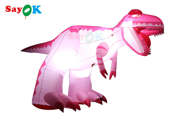 Розовый 4м надувные мультфильмы персонажи реклама динозавры влагозащитные надувные воздушные шары животных