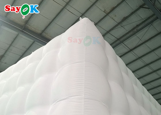 Настроенная надувная палатка LED Оксфордская надувная кубическая палатка Квадратный праздничный центр Маркиз для выставки