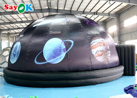 шатер купола проекции черноты планетария диаметра 5м раздувной для дисплея науки