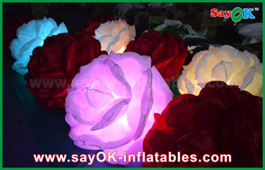 СИД освещая цветок ДИА раздувного украшения освещения розовый с воздуходувкой КЭ/УЛ