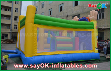 замок хвастуна видов раздувного прыжка клоуна ПВК 0.55мм скача счастливый для детей