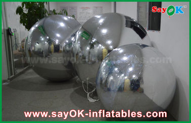 воздуха украшения воздушного шара серебра шарика зеркала ПВК 0.6мм стиль уплотнения раздувного плотный