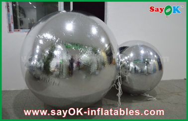 воздуха украшения воздушного шара серебра шарика зеркала ПВК 0.6мм стиль уплотнения раздувного плотный