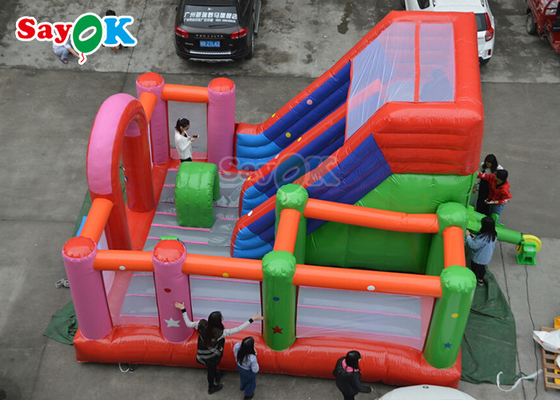 Хвастун партии детей на открытом воздухе коммерчески раздувного дома прыжка взрослый комбинированный с водными горками