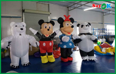 Подгонянные раздувные панда/мышь персонажей из мультфильма сформировали для парка атракционов