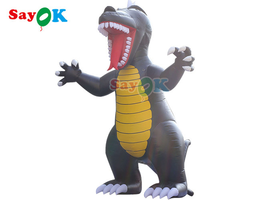 Динозавра крупного плана персонажей из мультфильма на открытом воздухе рекламы воздушный шар раздувного животный