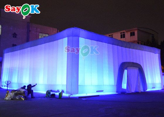 15x15x6m Надувная палатка-куб для взрослых, на открытом воздухе, вечеринка, вечеринка, ночной клуб, воздушные надувные палатки