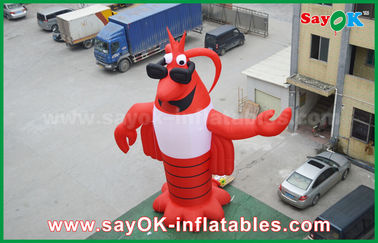 Взрыв мультфильмы реклама красное надувное животное гигантский омары надувная модель 2 года гарантия
