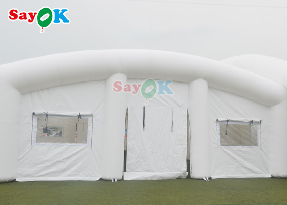 Шатер большого размера свадьбы ПВК водоустойчивый белый надувной шатер на открытом воздухе
