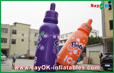 Бутылка напитка фидера младенца изготовленных на заказ раздувных продуктов рекламы гигантская раздувная