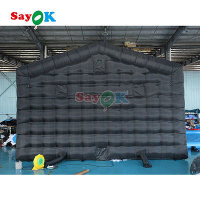 Переносное светодиодное диско освещение мобильный ночной клуб палатка надувный куб вечеринка палатка надувный ночной клуб для аренды