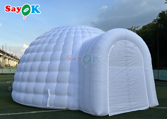 Шатер купола иглу крупного плана шатра воздуха изготовленного на заказ освещения раздувной для на открытом воздухе