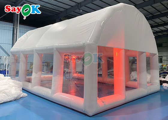 ТПУ надувный купол с пузырьком, крытый воздушным покрытием, палатка для воды 23x18 футов