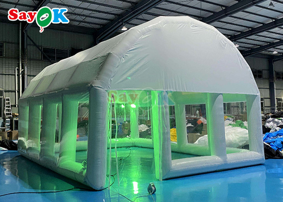ТПУ надувный купол с пузырьком, крытый воздушным покрытием, палатка для воды 23x18 футов