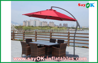 Хлопните вверх зонтик пляжа Солнца УЛЬТРАФИОЛЕТОВОЙ устойчивой складчатости шатра пляжа на открытом воздухе, китайский парасоль сада