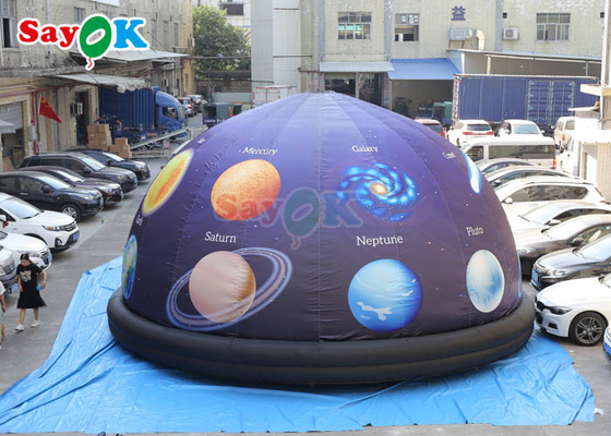 Портативная надувная планетариумная палатка 360 мобильная проекция планетариумная куполная палатка