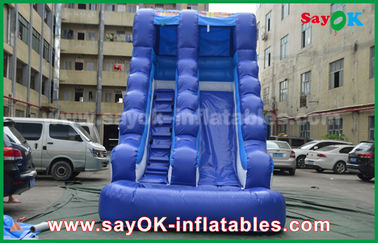 Надувный скакалка / безопасность ПВХ брезент надувный скакалка слайд Желтый / Синий цвет для игры